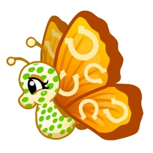 Cute Irish Luck Butterfly